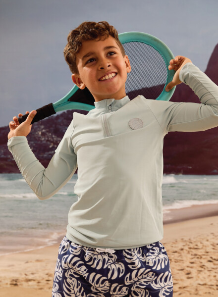 Tshirt zipper Celeste