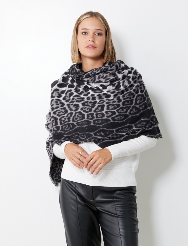 Bufandon Printed NEGRO/MULTI