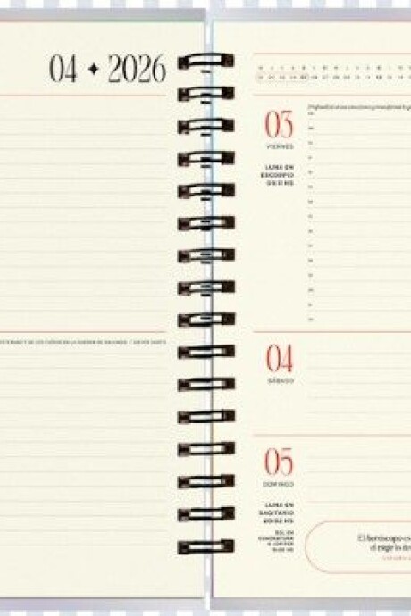 AGENDA MONOBLOCK BRUJA MODERNA A5 2DXH - ANILLADA 2026 - OJO AGENDA MONOBLOCK BRUJA MODERNA A5 2DXH - ANILLADA 2026 - OJO