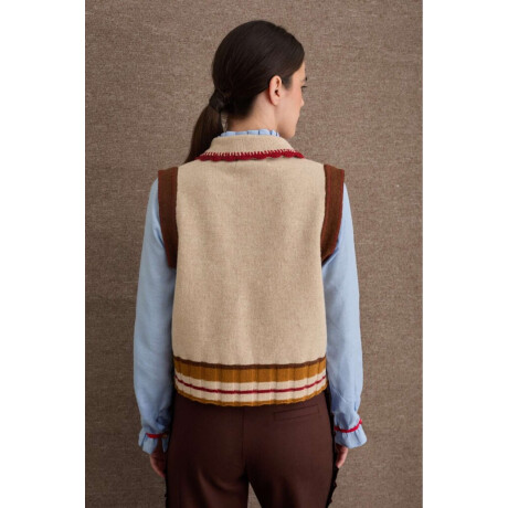 Pre Venta Chaleco Cutie Beige