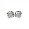 Caravanas Flor Perlas-Plata 925-Con Perla y Zirconia-CA3176 conperla