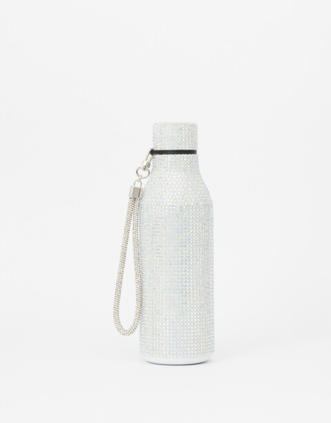 Artículos cocina Botellas Botella Metálica Con Strass - Cristal
