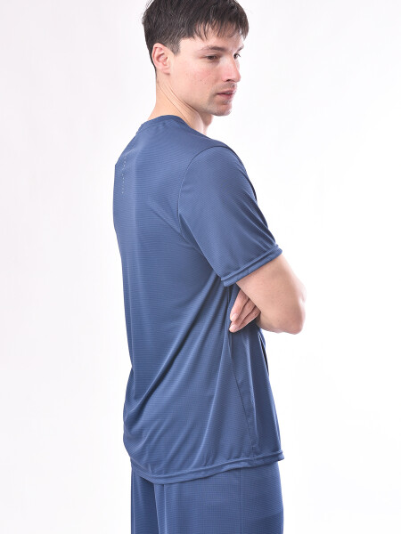 REMERA NIKOLAOS AZUL OSCURO