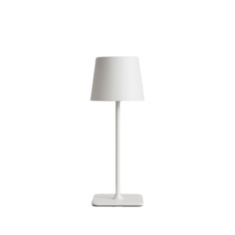 Lampara de mesa recargable con led integrado 9.8x38 cm - Blanca Lampara De Mesa Recargable Con Led Integrado 9.8x38 Cm - Blanca