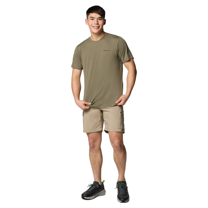 Remera Tech Trail Utility Hombre STONE GREEN