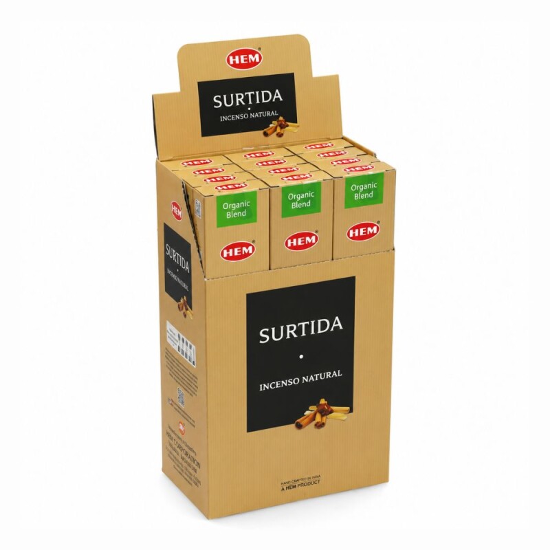 INCIENSO HEM ORGANICO CAJA X12 Caja Surtida
