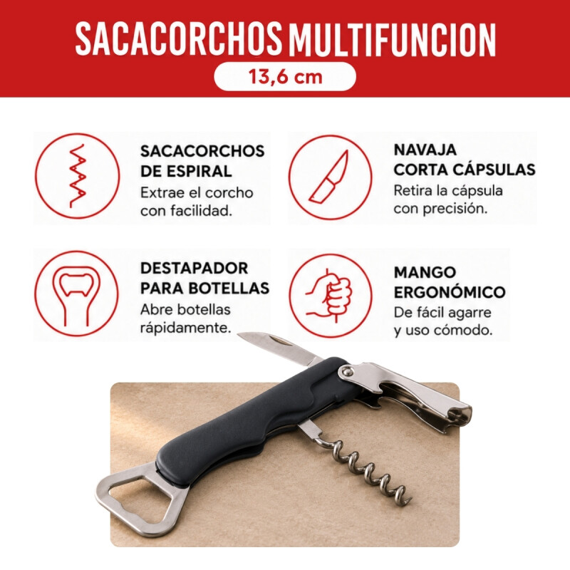 Sacacorcho INOX