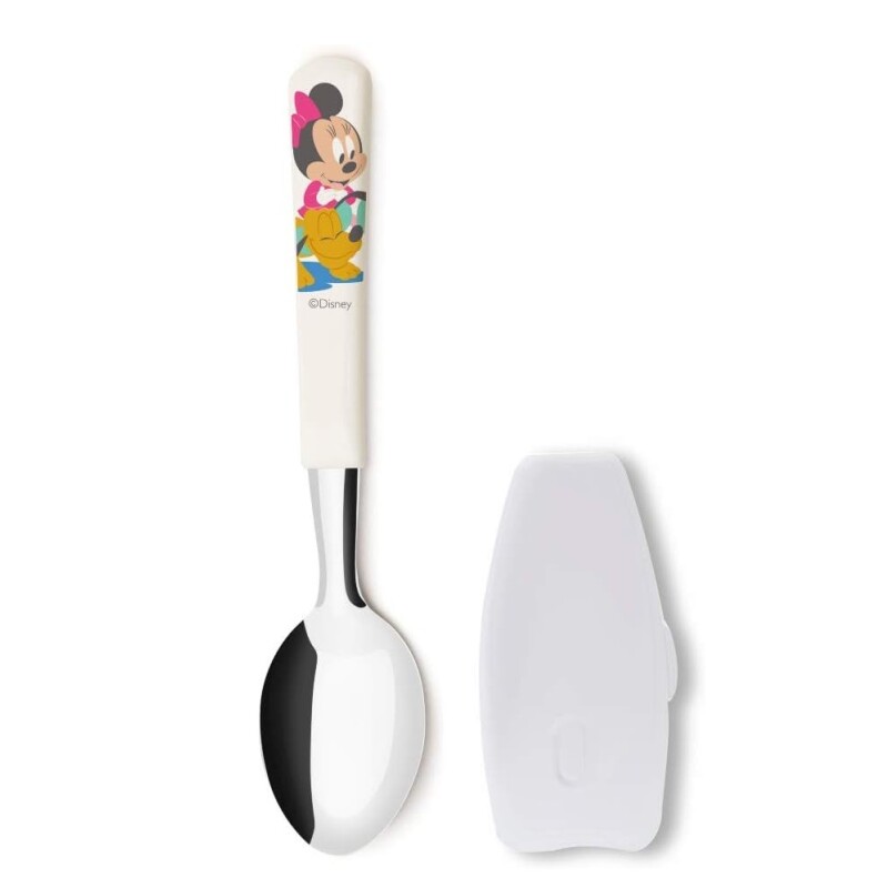 Set de Cubiertos Infantiles Minnie con Estuche - Rosa BAZAR CUBIERTOS BB CUCHARA INOX C/ESTUCHE MINNIE - ROSA