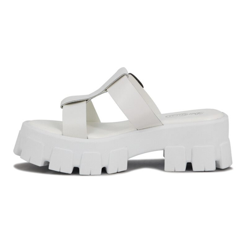 Sandalias Mujer Darkness Plataforma Blanco-blanco