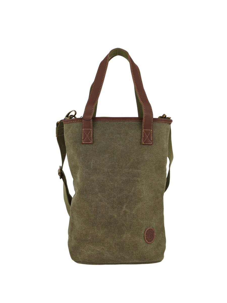 Matera morral de lona - Verde 