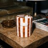 Taza para café de cerámica para viaje a rayas Taza para café de cerámica para viaje a rayas