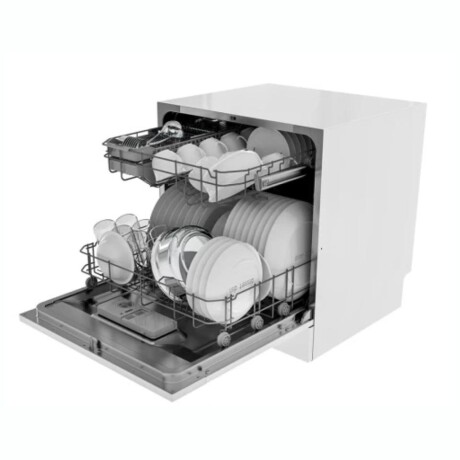 Lavavajillas MIDEA WQP83802GW 1620W Capacidad 8C - Blanco Lavavajillas MIDEA WQP83802GW 1620W Capacidad 8C - Blanco