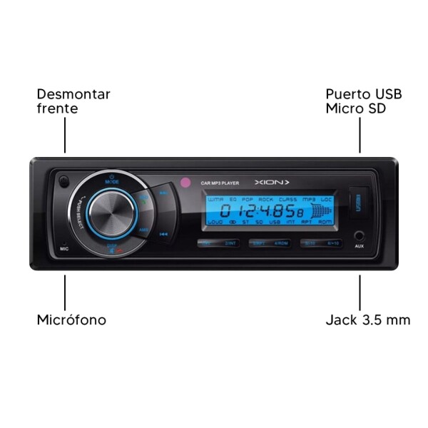 Autoradio Xion Xi-cs188bt AUTORADIO XION XI-CS188BT