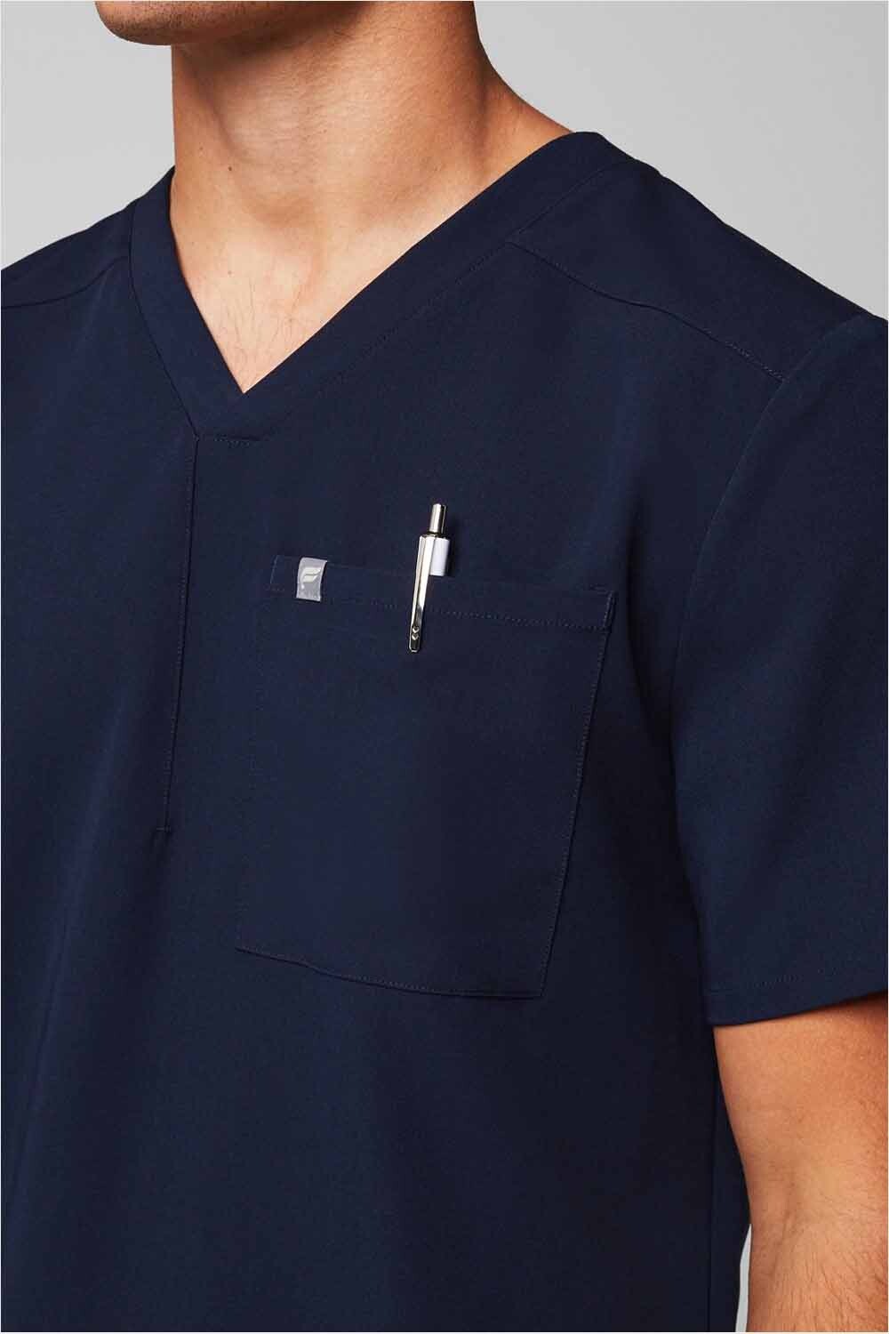 Polo Helix Scrub Hombre Navy