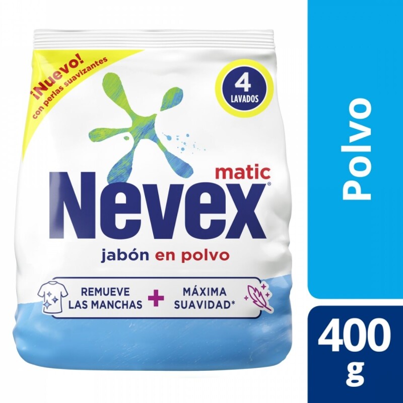 Jabón en Polvo Nevex Matic 400 GR Jabón en Polvo Nevex Matic 400 GR