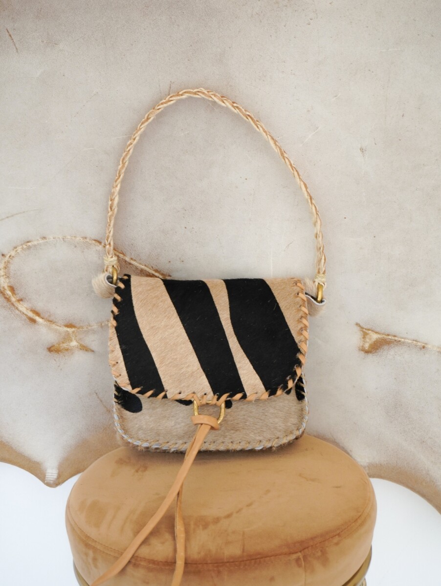 Cartera Lady Bag - Zebra Beige 