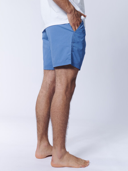 Short de baño algodón Azul Piedra