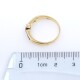 Anillo en oro 18k, brillante y zafiros carré Anillo en oro 18k, brillante y zafiros carré