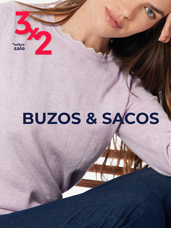 3x2- buzos y sacor para ellas