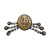 Rastra Escudo Nacional - Plata y oro - RSCRPO01 Plateadouniforme