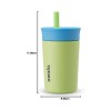 Vaso Térmico niños acero inoxidable 340 ml Turtley Awesome