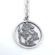 Llavero en plata con imagen de San Cristobal Llavero en plata con imagen de San Cristobal