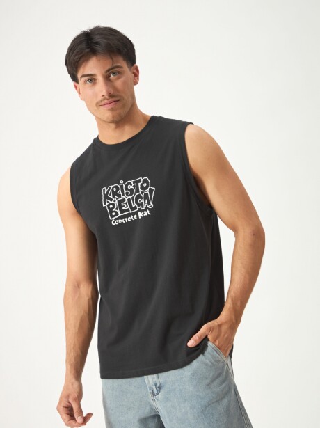 MUSCULOSA RIDERS NEGRO