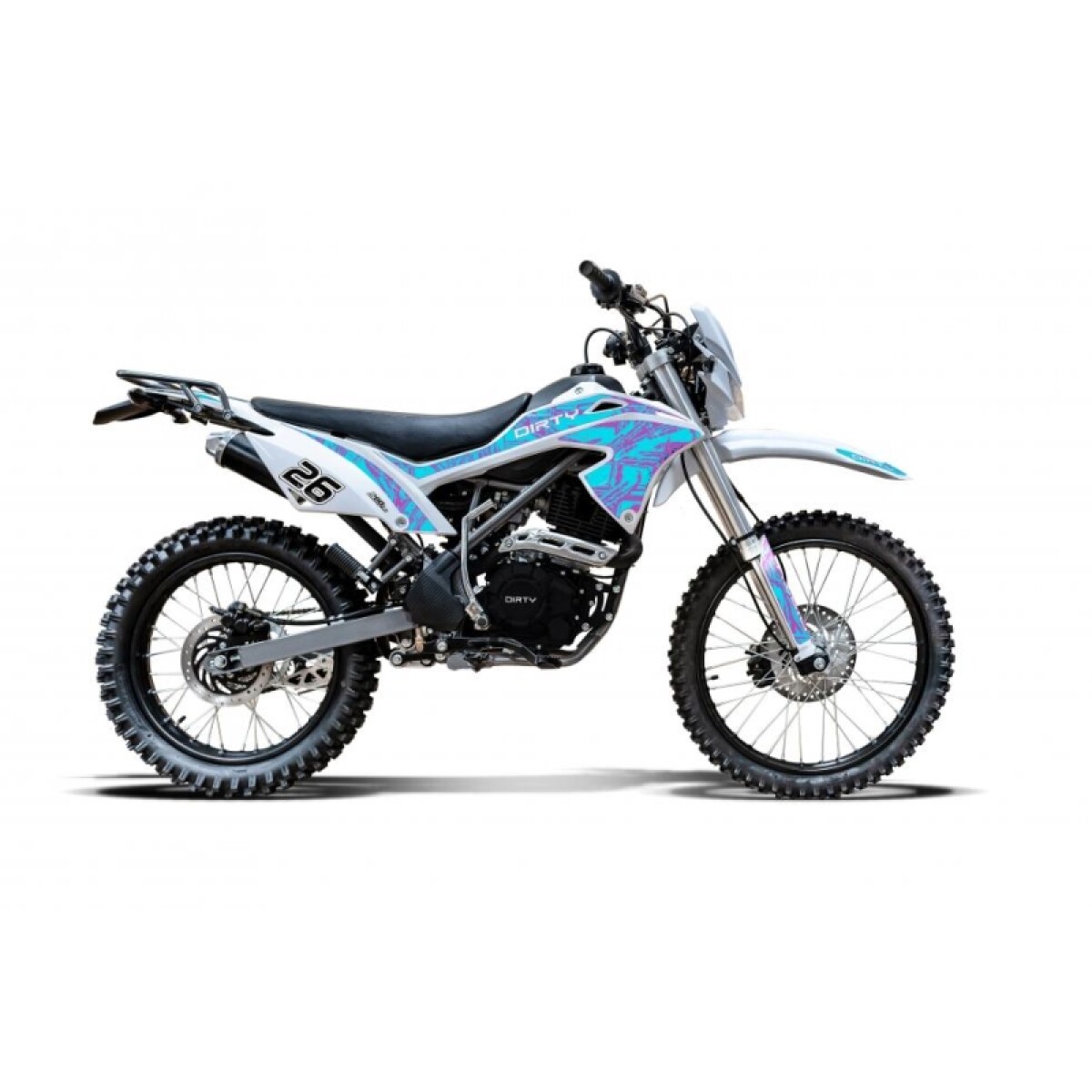 Moto Dirty Q26 200cc - Azul 