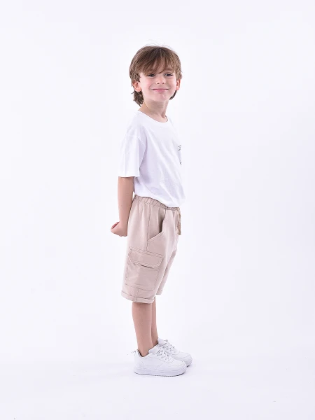 SHORT PATRICIO BEIGE