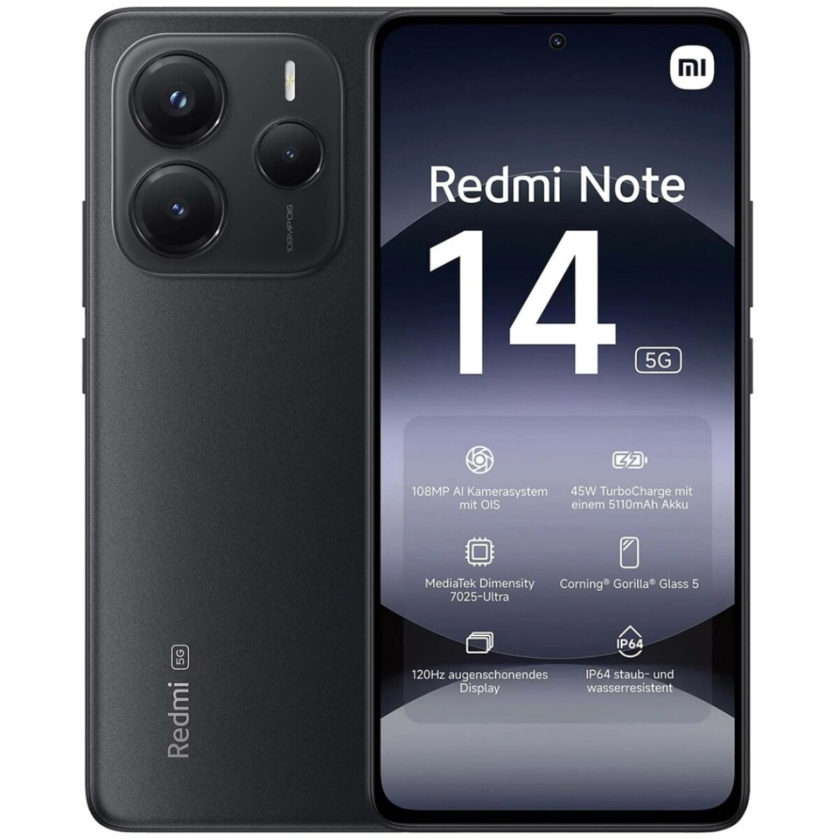 Xiaomi Redmi Note 14 5G 12GB 512GB Negro 