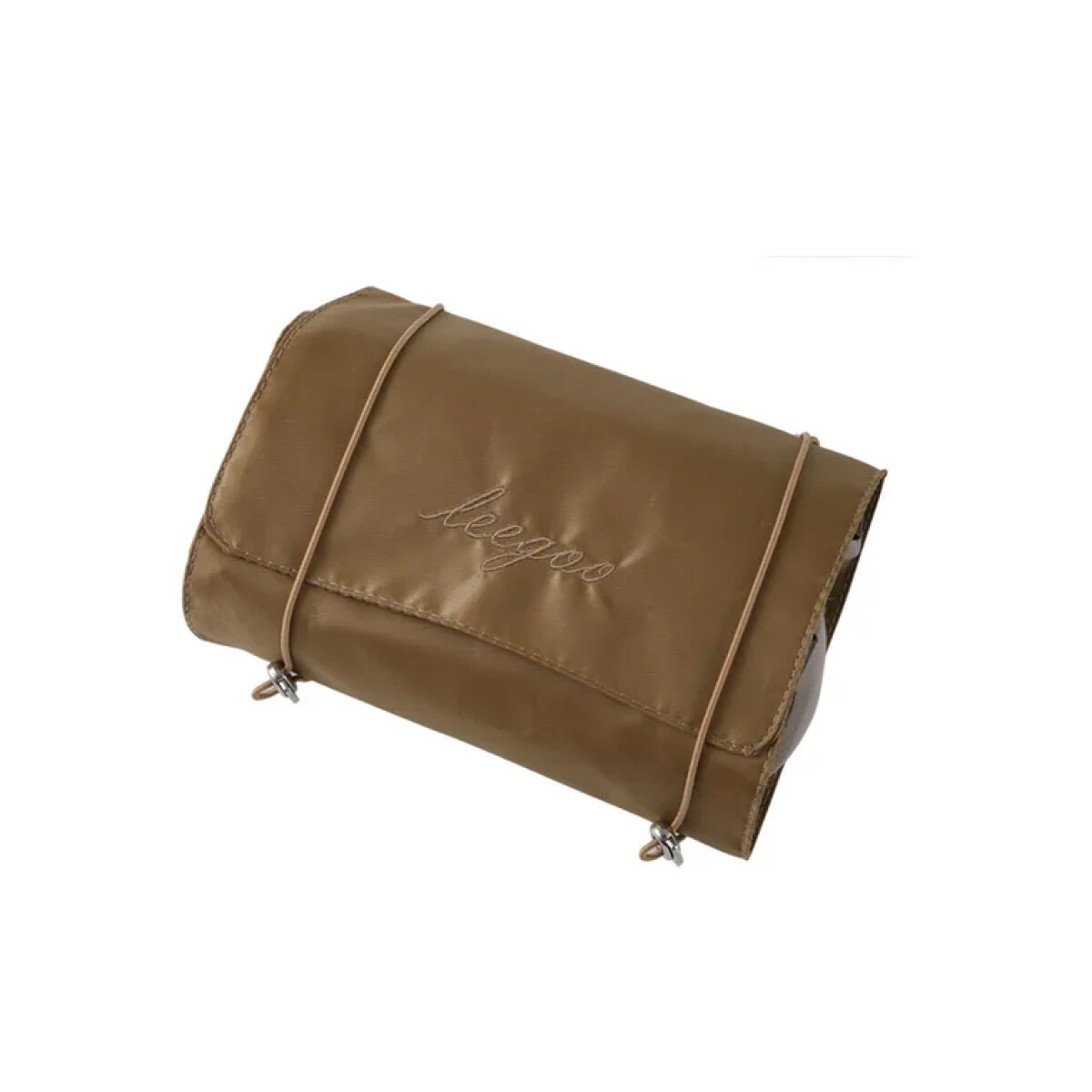 Neceser plegable con estuches con velcro - Marron 