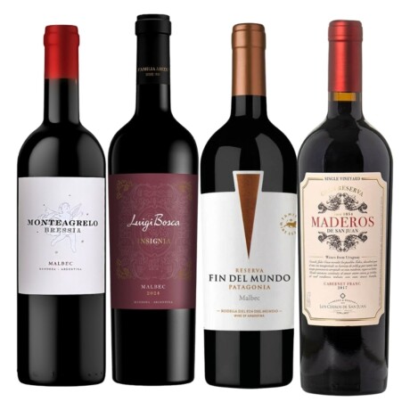 Caja 4 vinos premium Caja 4 vinos premium