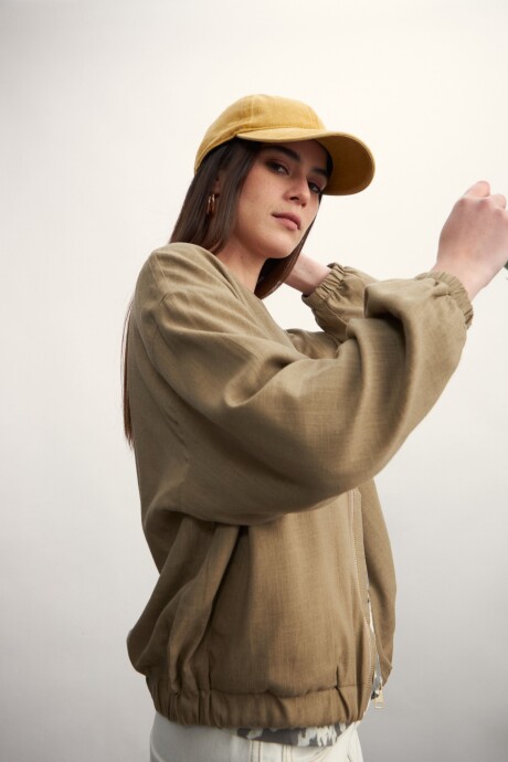 Chaqueta Bomber Tostado