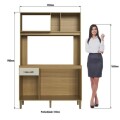 COCINA COMPACTA 4 PUERTAS 1 CAJON 1.22 MT - IPE/GRIS COCINA COMPACTA 4 PUERTAS 1 CAJON 1.22 MT - IPE/GRIS