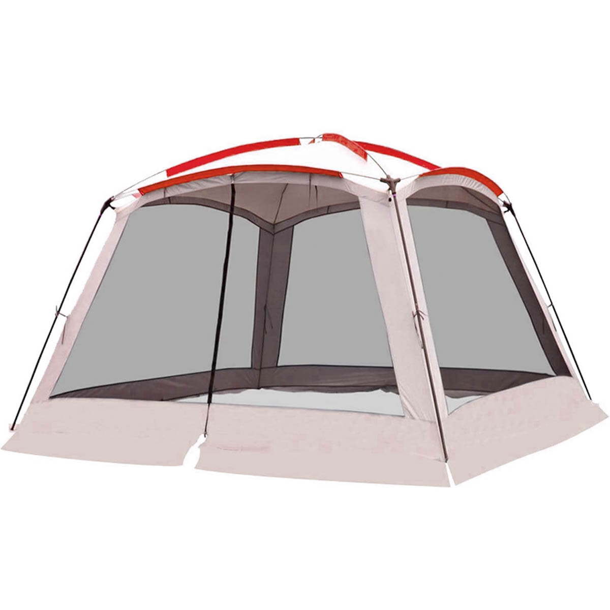Gazebo Impermeable Con Mosquitero Jardin 3,65x3,65m - Beige 