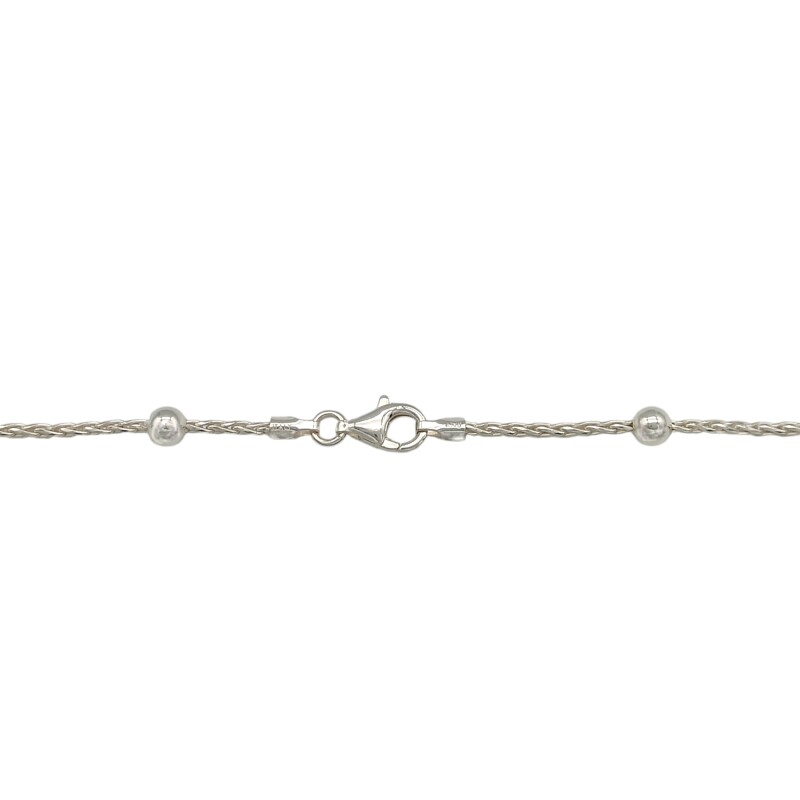 Cadena Bolitas-Plata 925-Sin Piedra-CD3037 sinpiedra