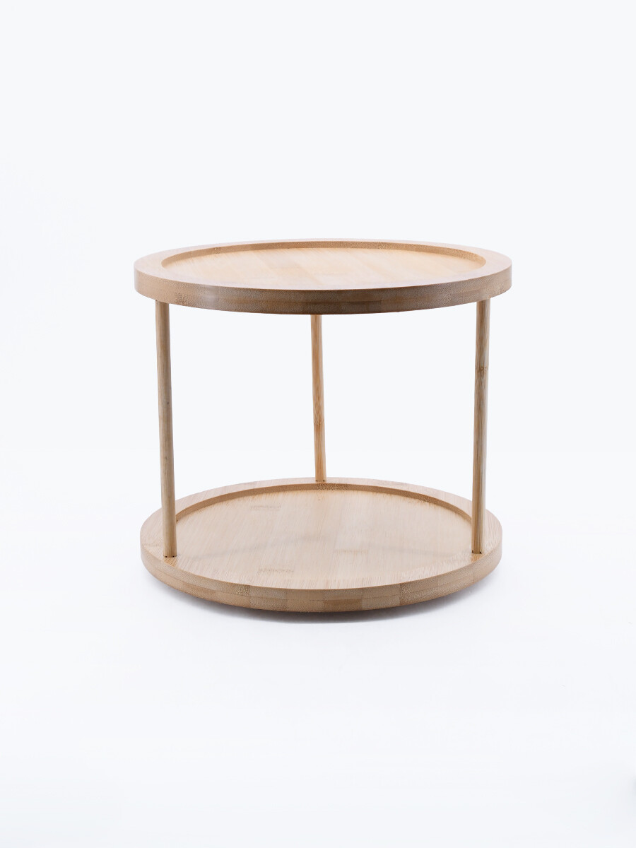 ORGANIZADOR DOBLE PISO - MADERA 