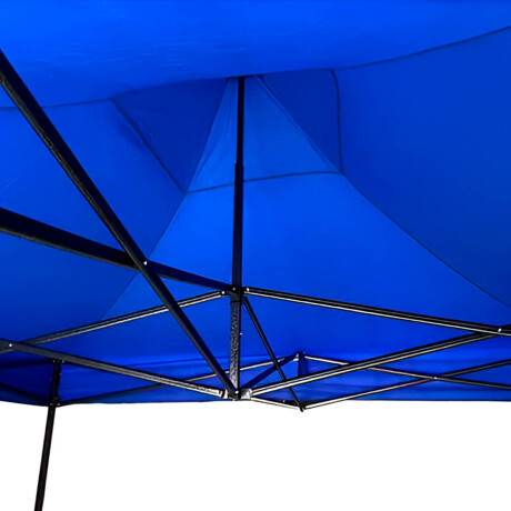 Gazebo 3x3mt Toldo Carpa Uv30 Impermeable Resistente Azul