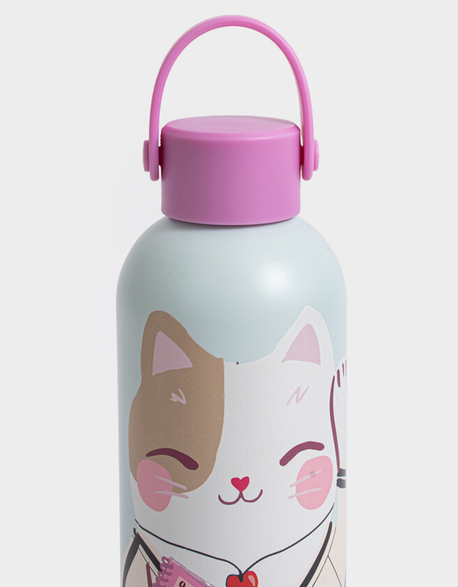 Accesorios Cocina Acero Botella Metálica Feeling Lucky - Combinacion Multicolor