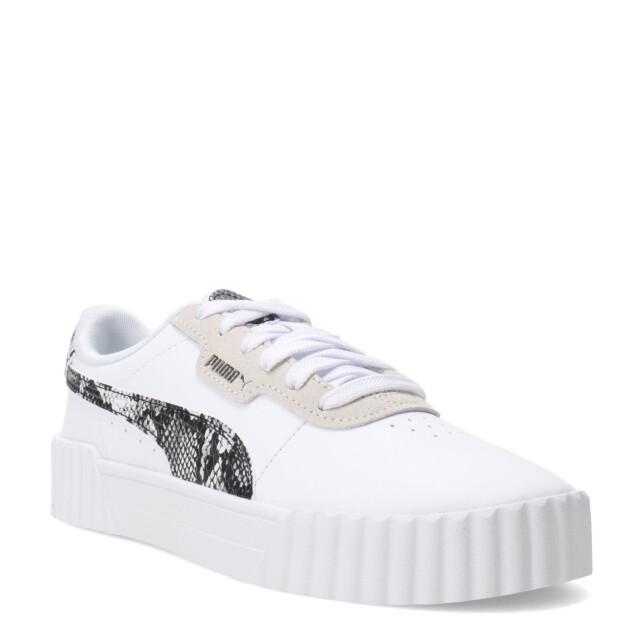 Championes de Mujer Puma Blanco - Negro - Gris