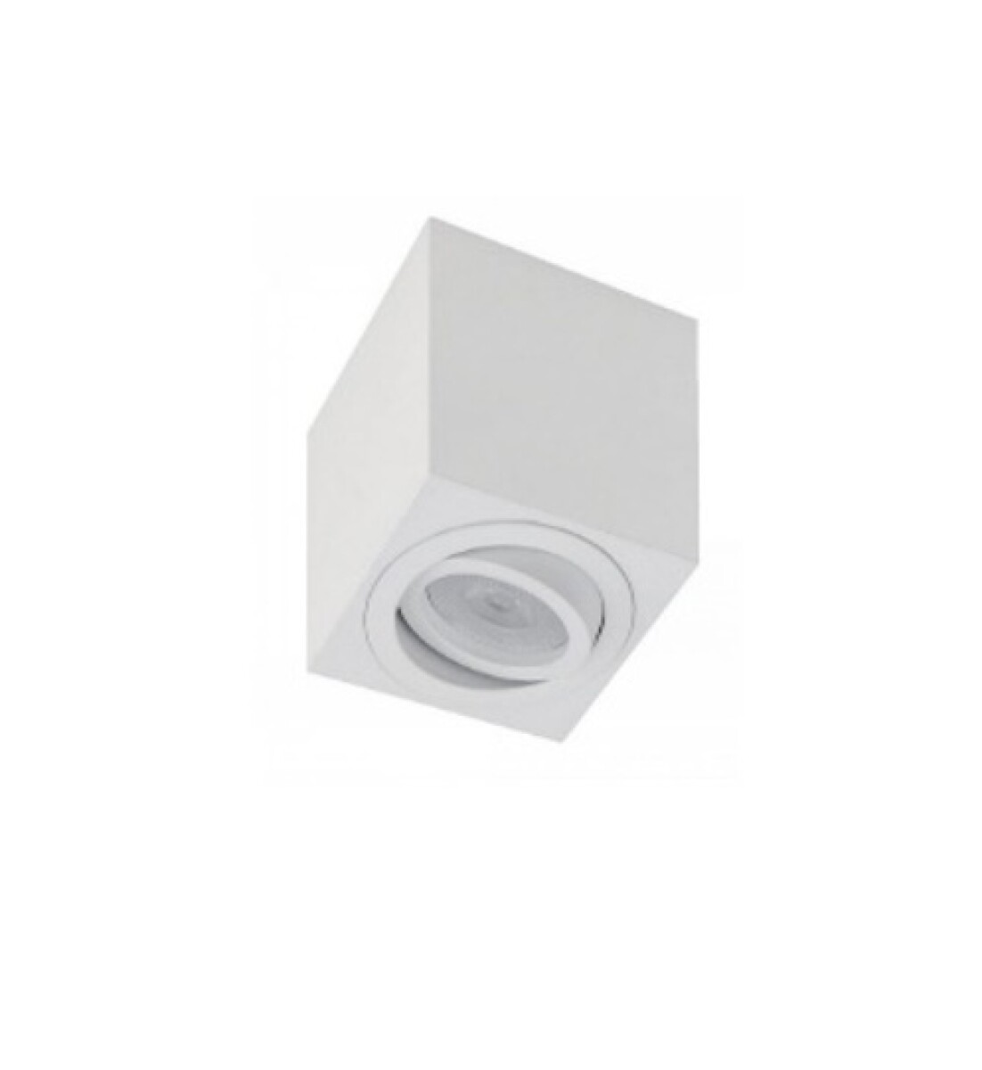 APLIQUE ADO. CUAD GU10 8X8CM BLANCO 