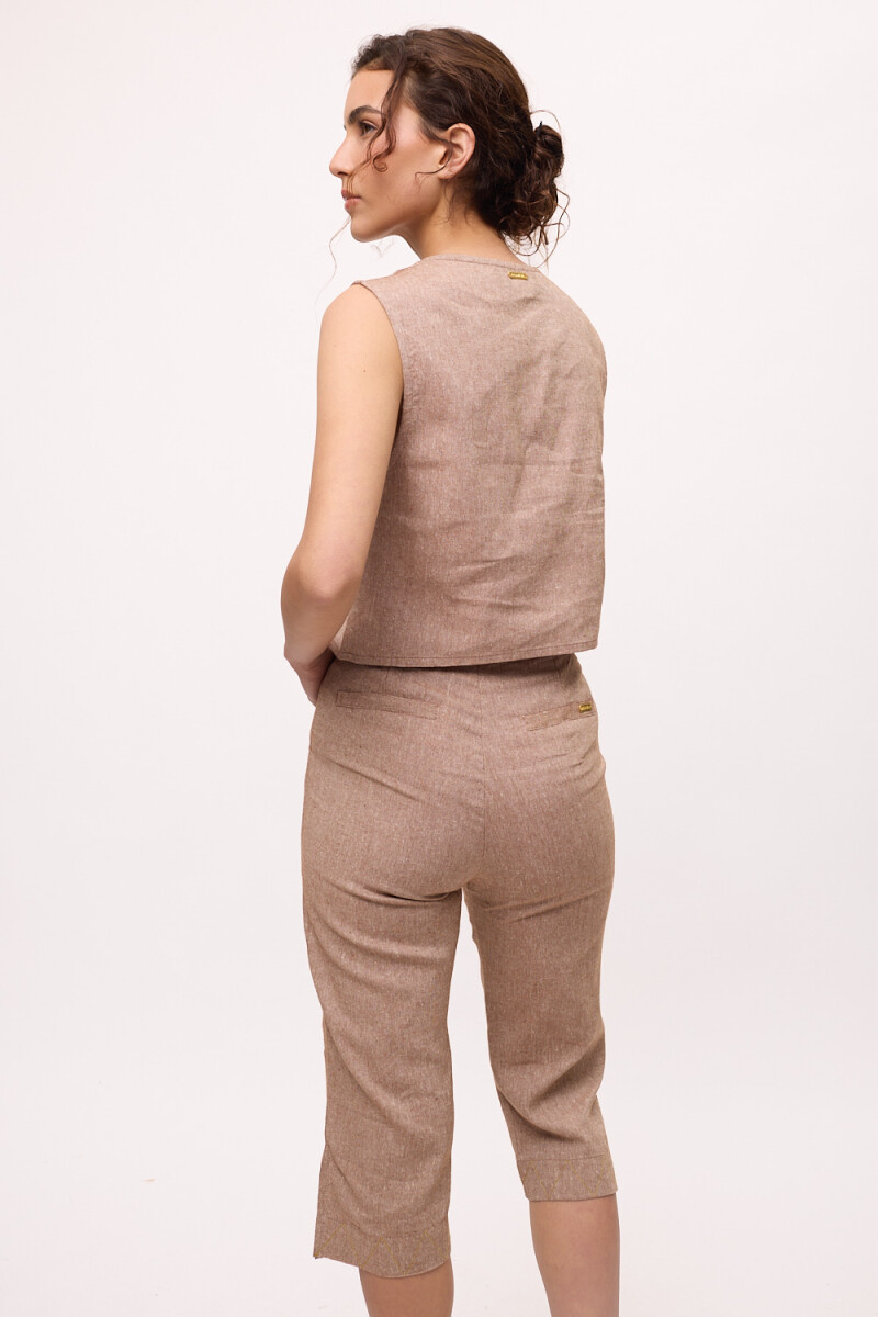 Chaleco Azure Marron