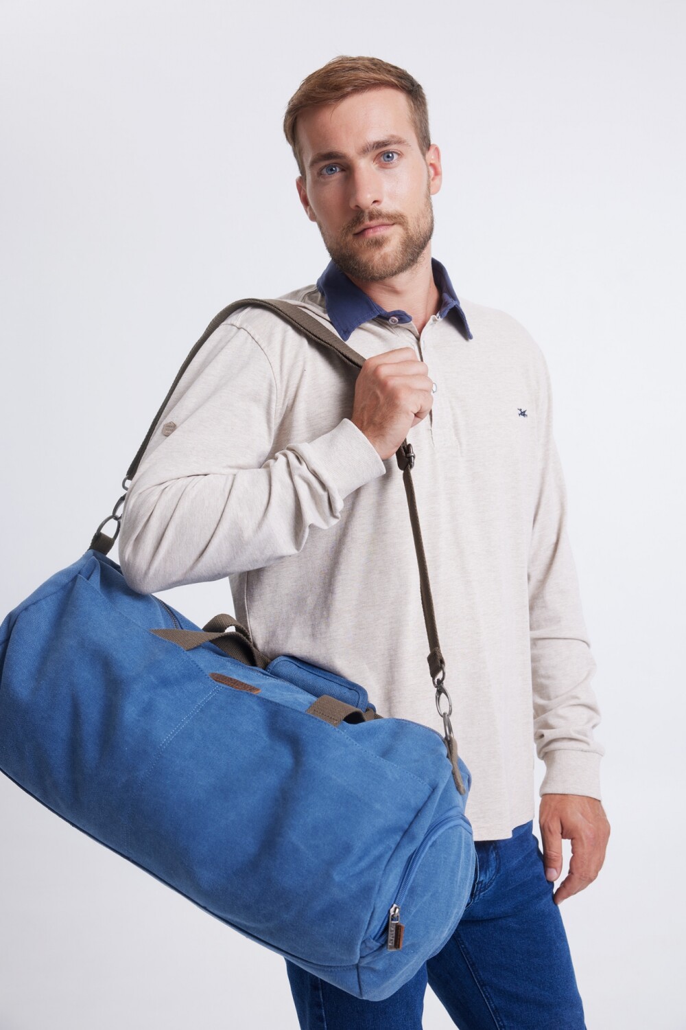 BOLSO DE LONA GRANDE Azul