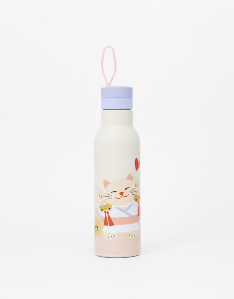 Artículos cocina Botellas Botella Metálica "lucky Cats" - Combinacion Multicolor