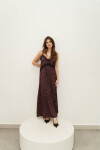 VESTIDO NEW ISABEL BURGUNDY FELINE VESTIDO NEW ISABEL BURGUNDY FELINE