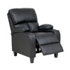 Poltrona RECLINABLE Con Posa Vasos Negra Poltrona RECLINABLE Con Posa Vasos Negra