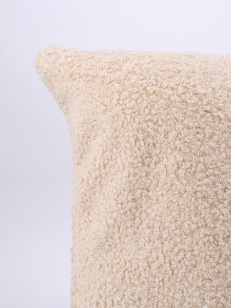 FUNDA DE ALMOHADON BOUCLE NATURAL