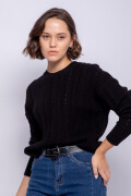 SWEATER TIBET Negro