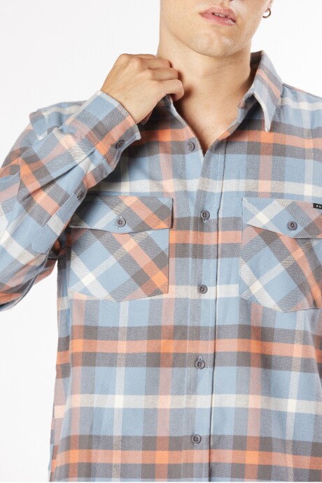 CAMISA SECU RUSTY Azul