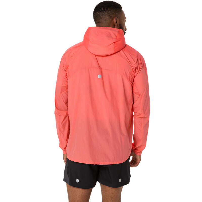 Casaca Running Road Packable Jacket Hombre Coral Reef